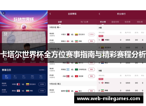 卡塔尔世界杯全方位赛事指南与精彩赛程分析