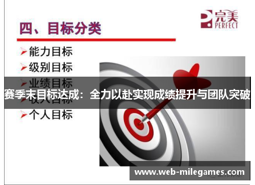 赛季末目标达成：全力以赴实现成绩提升与团队突破